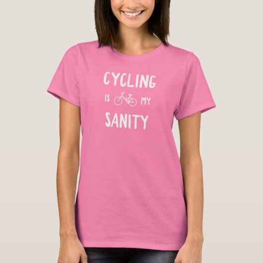 T-shirt Le cyclisme est ma santé (Devant)