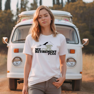 T-shirt Le cyclisme est mon plan de retraite