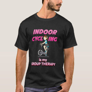 T-shirt Le Cyclisme Intérieur Est Mon Groupe Thérapie Humo