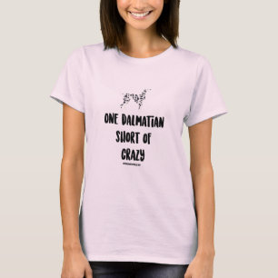 T-shirt Le cyclone des femmes dalmatiennes teignent en