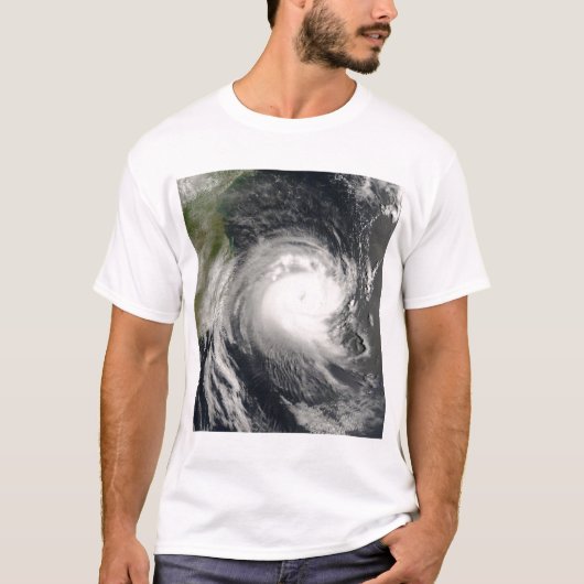 T-shirt Le cyclone tropical Favio s'approche du Mozambique (Devant)