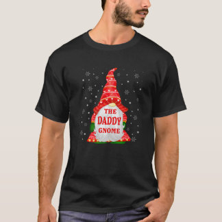 T-shirt Le Daddy Gnome Noël Matching Famille Noël Hol