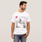 T-shirt le Danemark (Devant entier)