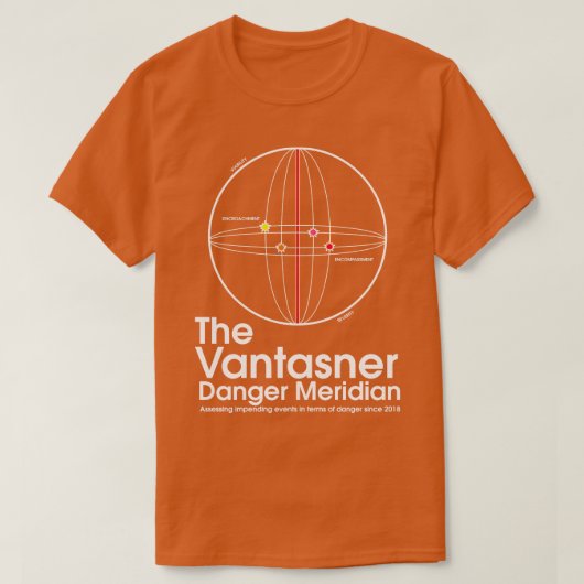 T-shirt Le danger de Vantasner Meridian Dark (Design devant)