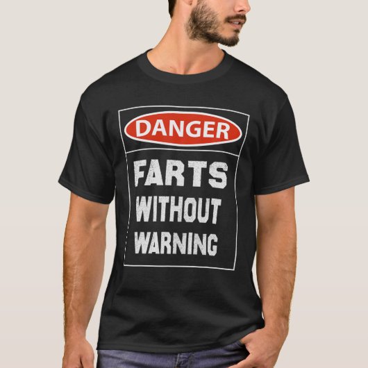 T-shirt Le danger s'efface sans avertissement (Devant)
