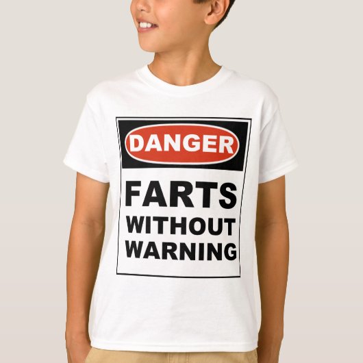 T-shirt Le danger s'efface sans avertissement (Devant)
