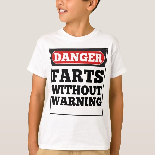 T-shirt Le danger s'efface sans avertissement (Devant)
