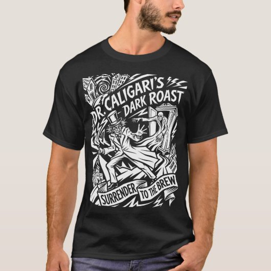 T-shirt Le Dark Roast du Dr Caligari (Devant)