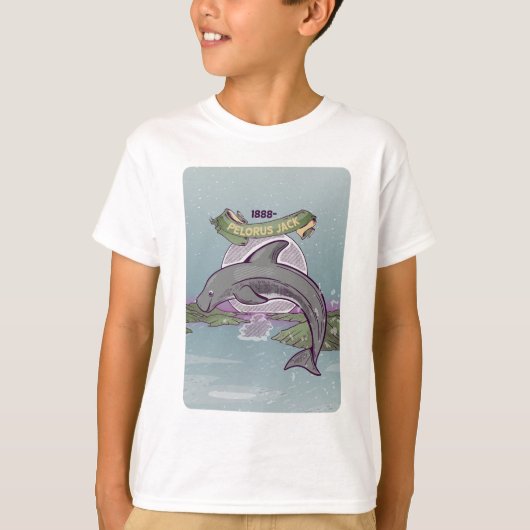 T-shirt Le dauphin de Pelorus Jack Risso (Devant)