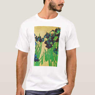 T-shirt le) de 部分 de (de 燕子花図, 光琳 irise (détail), Kōrin,