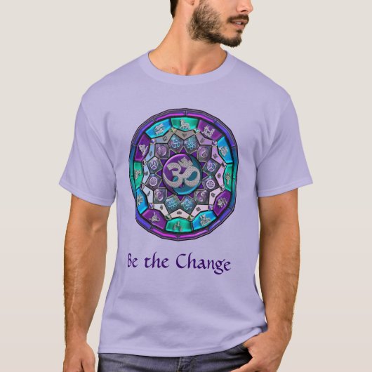 T-shirt Le ~ de mandala de l'indépendance soit le (Devant)