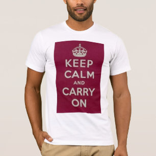 T-SHIRT LE DÉBÂCLE MAINTIENNENT CALME ET CONTINUENT LE