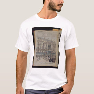 T-shirt Le début de la course de bicyclette de Paris-Bres