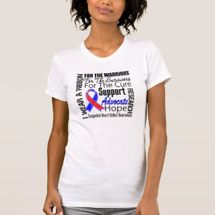 T-shirt Le défaut congénital CHD de coeur je porte un