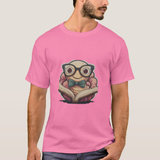 T-shirt Le délice du ver de livre