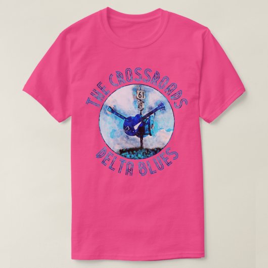 T-shirt Le Delta Blues de Crossroads (Design devant)