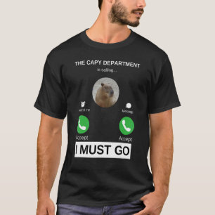 T-shirt Le département de Capybara appelle Capy Pulls Up