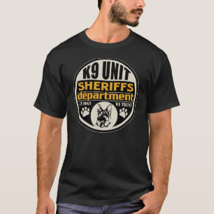 T-shirt Le département de shérif de l'unité K9