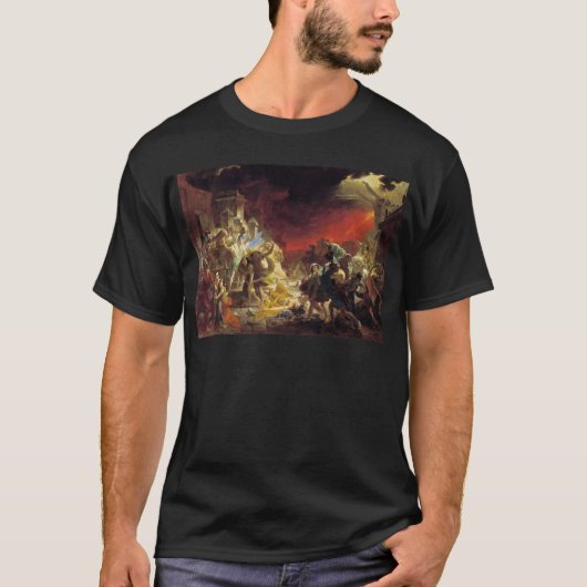T-shirt Le dernier jour de Pompeii (Devant)