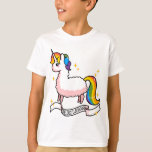 T-shirt Le Dernier Llamacorn<br><div class="desc">Le majestueux Llamacorn,  le dernier de son genre !</div>
