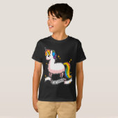 T-shirt Le dernier Llamacorn (Devant entier)