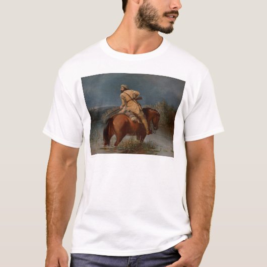 T-shirt Le dernier tir du trappeur (1388A) (Devant)