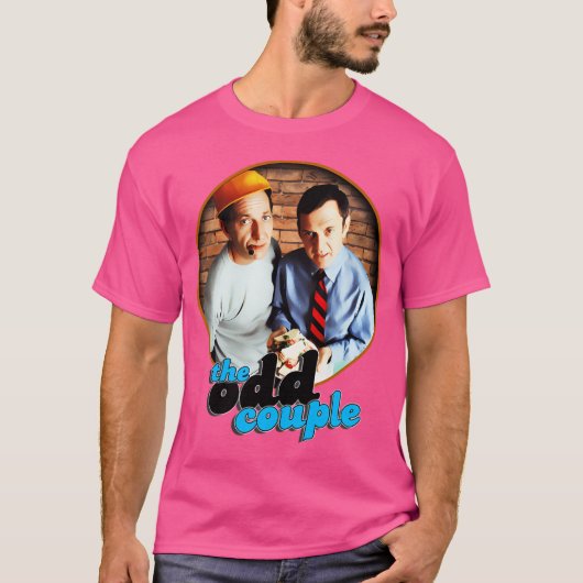 T-shirt Le Design Classique De La Tv De Couple Odd (Devant)