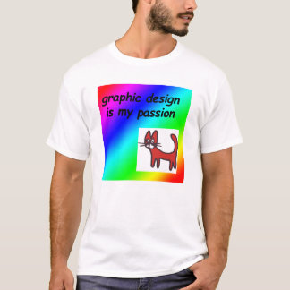 T-shirt Le design graphique est ma passion