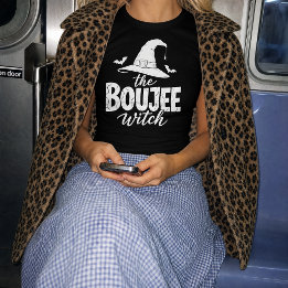 T-shirt Le design Halloween assorti de la sorcière Boujee
