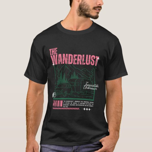 T-shirt Le désir vagabond (Devant)