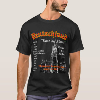 T-shirt Le Deutschland 7-7-2008 t de noir