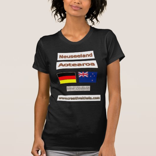 T-shirt Le Deutschland, Neuseeland (Devant)
