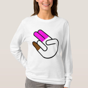 T-shirt Le Deux Chocker dans le rose dans le puant
