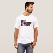 T-shirt Le deuxième logo de conjecture (Devant entier)