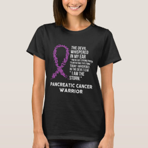 T-shirt Le Devil- Pancréatique Cancer Sensibilisation Rib