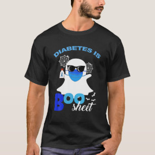 T-shirt Le Diabète Fantôme Est Une Feuille De Boo Hallowee
