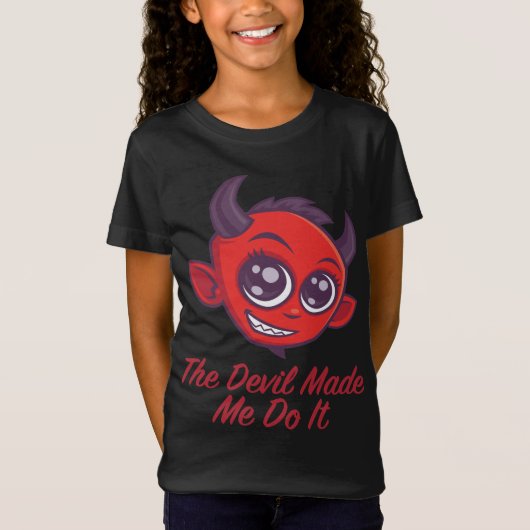 T-Shirt Le Diable M'A Fait Le Faire (Devant)