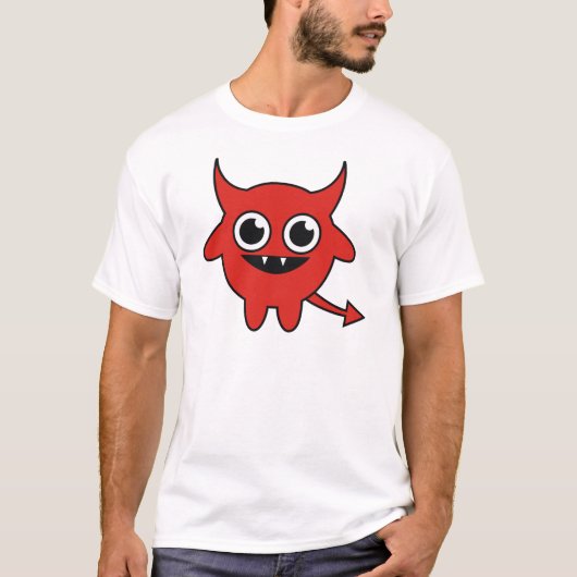 T-shirt Le diable mignon (Devant)