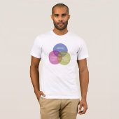 T-shirt Le diagramme impeccable de Venn (Devant entier)