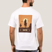 T-shirt le dicton de western (Dos)