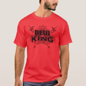 T-shirt Le diesel est chemise de rouge de roi (Devant)