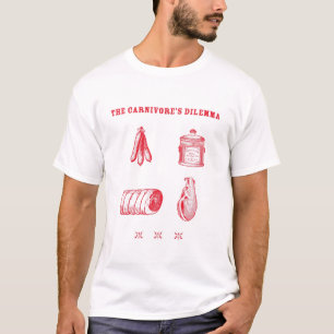 T-shirt Le dilemme du Carnivore