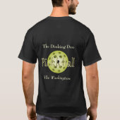 T-shirt Le Dinking Duo Couple Pickleball Ball (Dos)