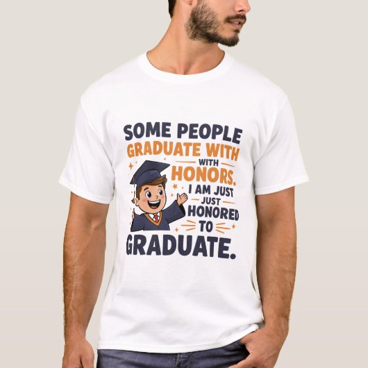 T-shirt Le diplômé (Devant)