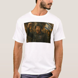 T-shirt Le dirigeant israélien mobilise ses troupes