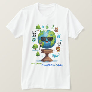 T-shirt Le discours de la Terre : un appel à la protection