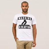 T-shirt Le DJ dans l'action (Devant entier)