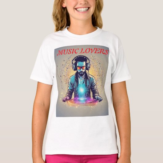 T-shirt 🎧 🌠 Le DJ des Fréquences Entangles 🌌 🎶 (Devant)