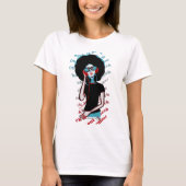 T-shirt Le DJ féminin (Devant)