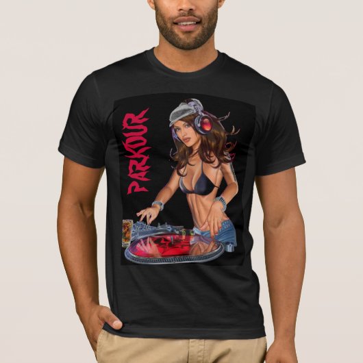 T-SHIRT LE DJ, PARKOUR (Devant)